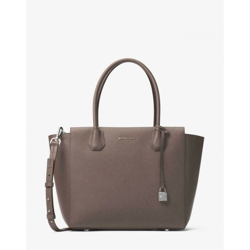 Michael Kors Mercer Large Satchel Leather Tote